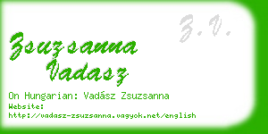 zsuzsanna vadasz business card